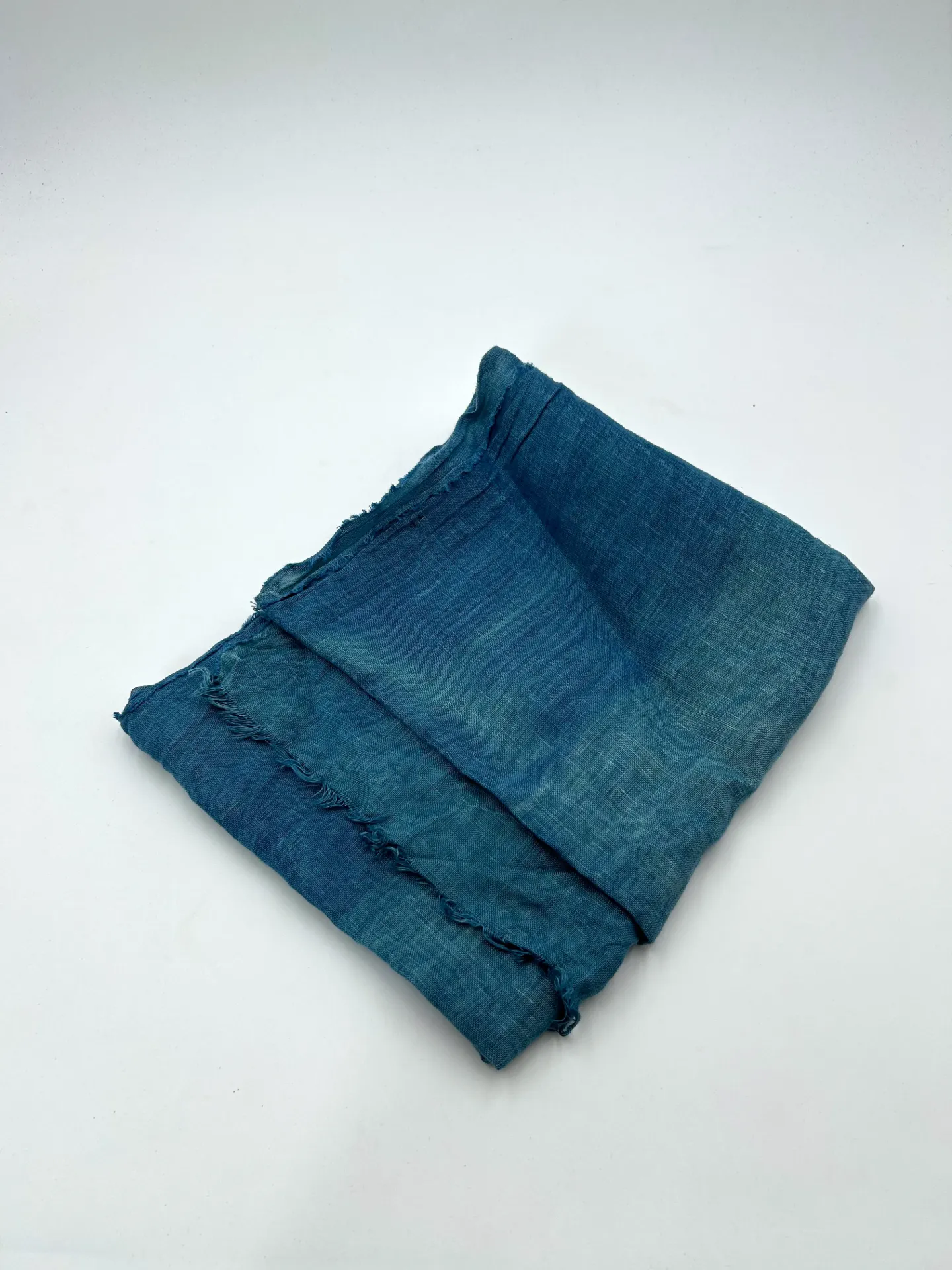 Echarpe de lin (Bleu indigo (clair))